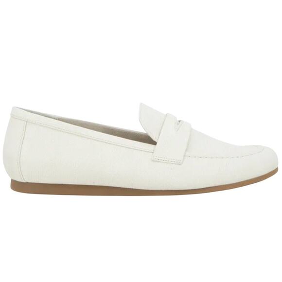 Kensie Women's Yelena Canvas Loafers Cream Size 7.5 - Picture 1 of 8